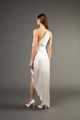 Twist knot gown - ivory