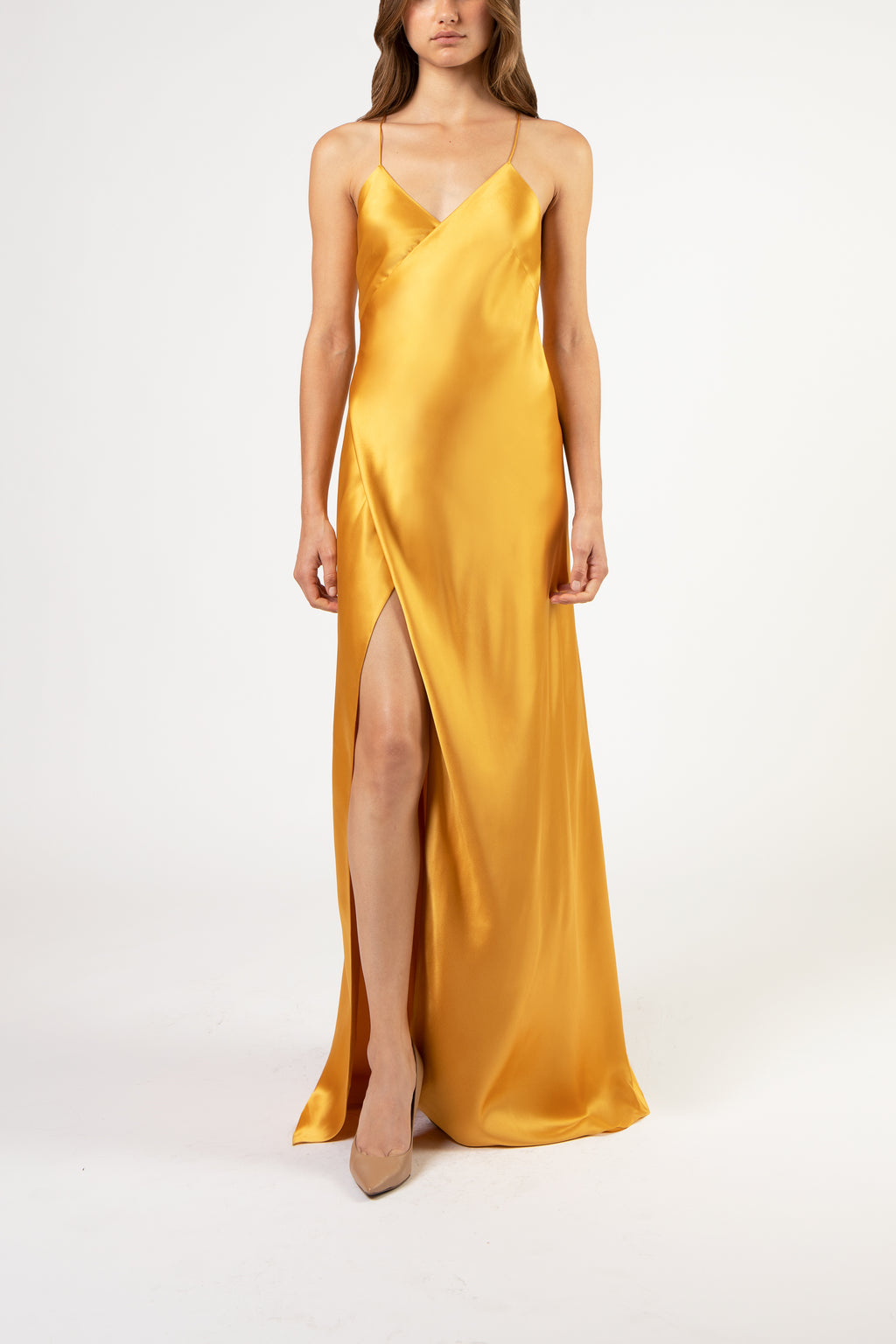 Sophie Hulme Gold Chain Sleeveless Silk Shirt, $455