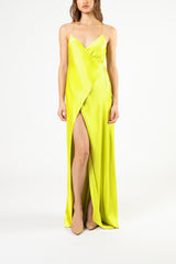 Strappy wrap gown - highlight