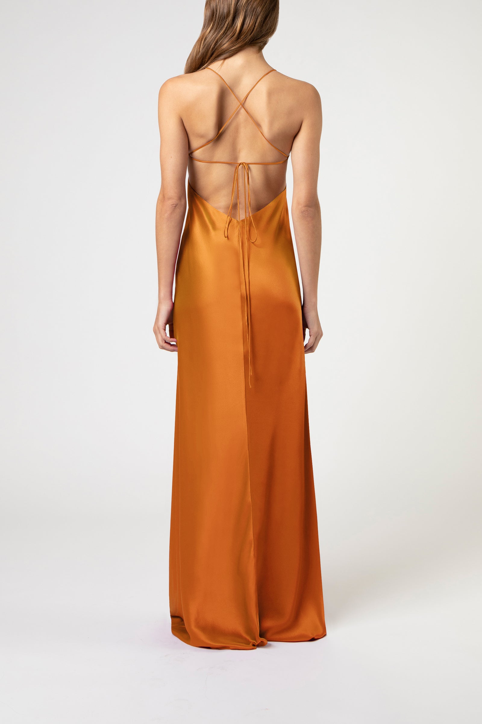 slim fit dress slacks Tadashi Shoji BSJ24459L - Long Metallic Jersey Sheath Dress